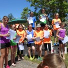 Kreismehrkampfmeisterschaften Ohlsbach Viele Plätze auf dem „Stockerl“ (hinten) und reichlich Siegerurkunden waren die Belohnung für die guten Leistungen der Leichtathleten der DJK Welschensteinach beim Wettkampf in Ohlsbach.